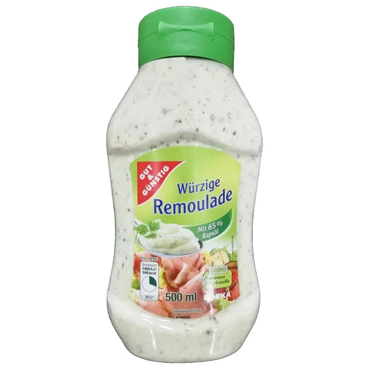 GUT&GÜNSTIG Remoulade 500 ml / GUT&GÜNSTIG Remoulade Sosu %65 Kolza Yağlı 500 ml
