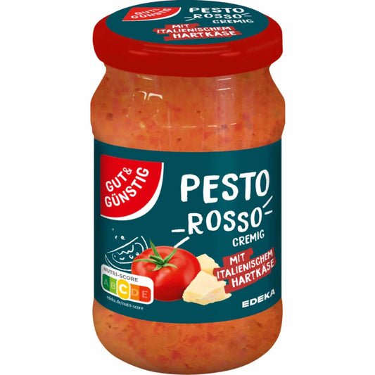 GUT&GÜNSTIG Pesto Rosso 190 g / GUT&GÜNSTIG Kırmızı Pesto Sosu 190 g