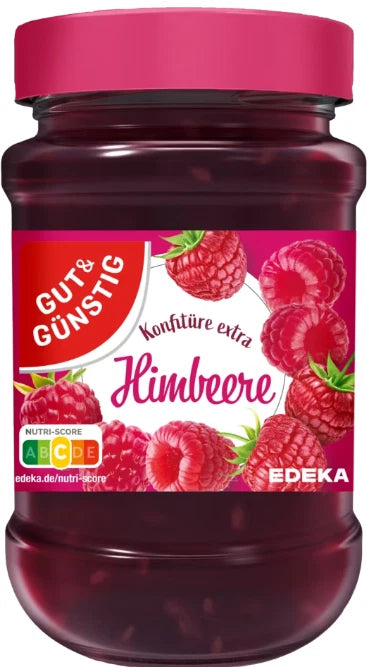 GUT&GÜNSTIG Konfitüre extra Himbeere 450 g / GUT&GÜNSTIG Ahududu Reçeli 450 g