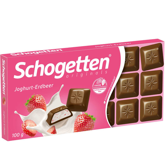 Schogetten Joghurt-Erdbeer 100 g / Schogetten Yogurtlu Cilek Cikolata 100 g