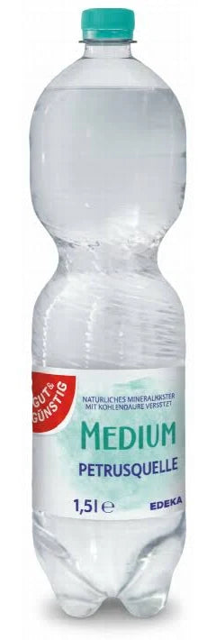 GUT&GÜNSTIG Mineralwasser medium 1,5 l DPG / GUT&GÜNSTIG maden suyu orta gazlı 1,5 l DPG