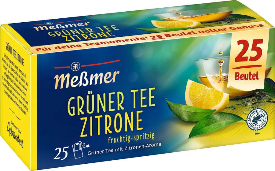 Meßmer Grüner Tee Zitrone 25 x 1,75 g