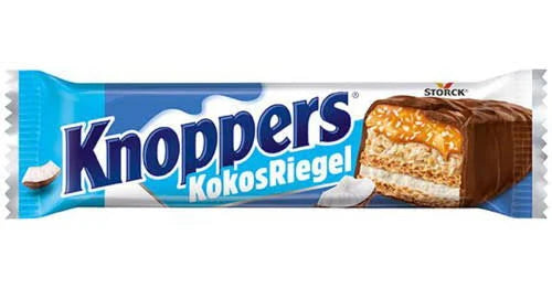Knoppers Riegel Kokos Einzelriegel Waffel mit Kokos & Vollmilchschokolade 40 g