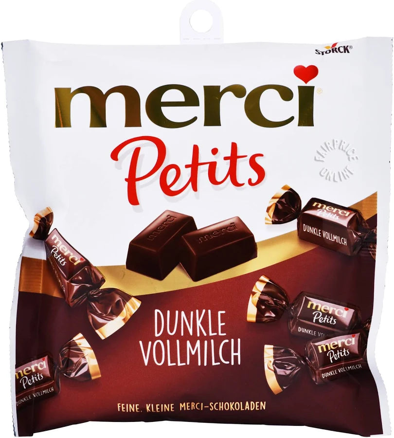 Merci Petits Dunkle Vollmilchschokolade Pralinen 125 g