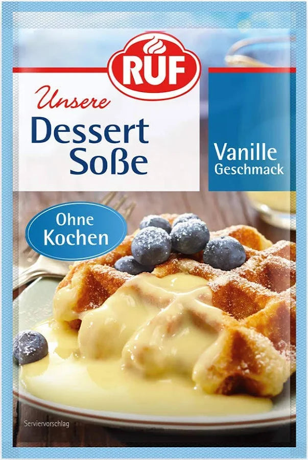 RUF Dessertsosse Vanille f. 1,5 l 72 g / RUF Vanilya Tatli Sosu Tozu 72 g