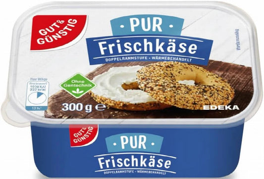 GUT&GÜNSTIG Frischkäse Natur 60% DR 300 g / GUT&GÜNSTIG Taze Krem Peynir Sade %60 DR 300 g