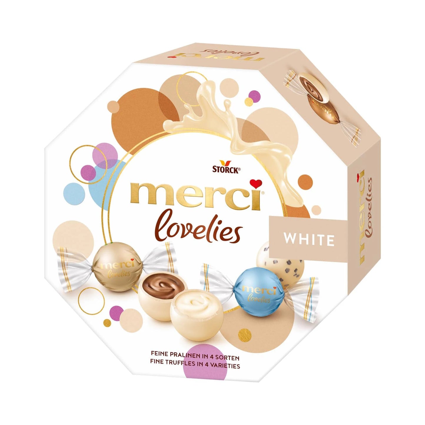 Merci Lovelies White Weiße Schokoladen-Pralinen Mischung 185 g