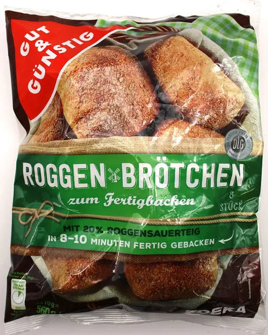 GUT&GÜNSTIG Roggenbrötchen 560 g / GUT&GÜNSTIG Çavdar Ekmeği 560 g