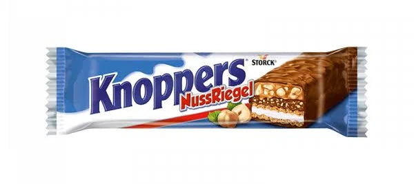 Knoppers Nussriegel Einzelriegel Waffel mit Nougat & Vollmilchschokolade 40 g