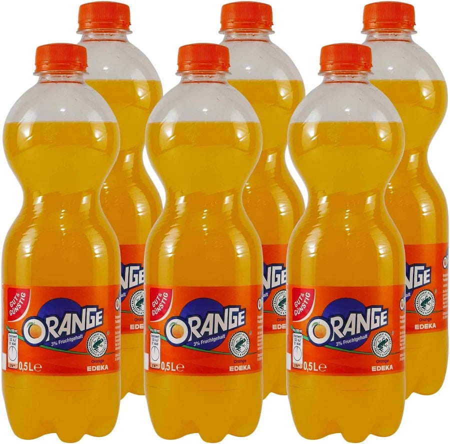 GUT&GÜNSTIG Orangenlimonade 9x0,5 l DPG / GUT&GÜNSTIG portakalnlimonata 9x0,5 l DPG