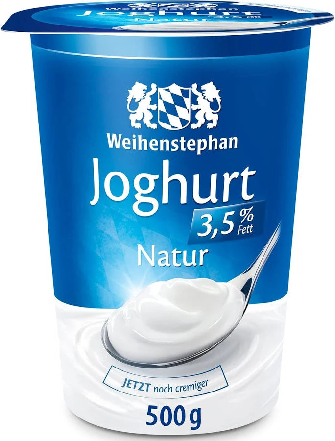 Weihenstephan Joghurt 3,5% 500 g / Weihenstephan Tam Yağlı Yoğurt %3,5 500 g