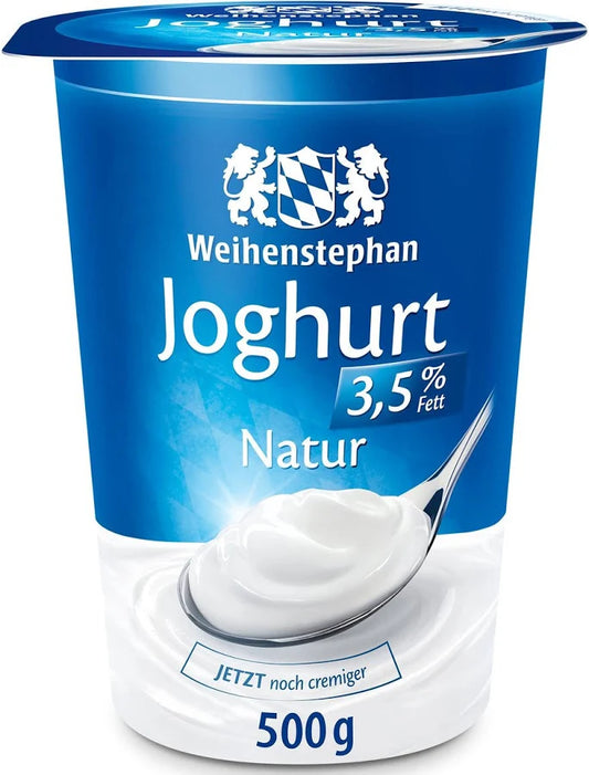 Weihenstephan Joghurt 3,5% 500 g / Weihenstephan Tam Yağlı Yoğurt %3,5 500 g