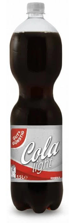 GUT&GÜNSTIG Cola light 1,5 l DPG / GUT&GÜNSTIG Cola light 1,5 l DPG (Gazlı/alkolsüz içecek)