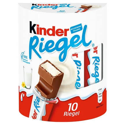 Kinder Riegel Vollmilchschokolade mit Milchfüllung 10er Multipack 210 g