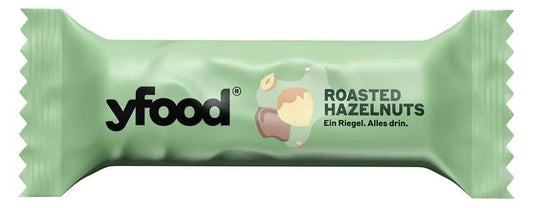 yfood Riegel Roasted Hazelnuts 60 g / yfood Kavrulmuş Fındıklı Bar 60 g