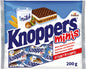 Knoppers Minis Gefüllte Waffelschnitte mit Milch- & Nugatcreme 200 g