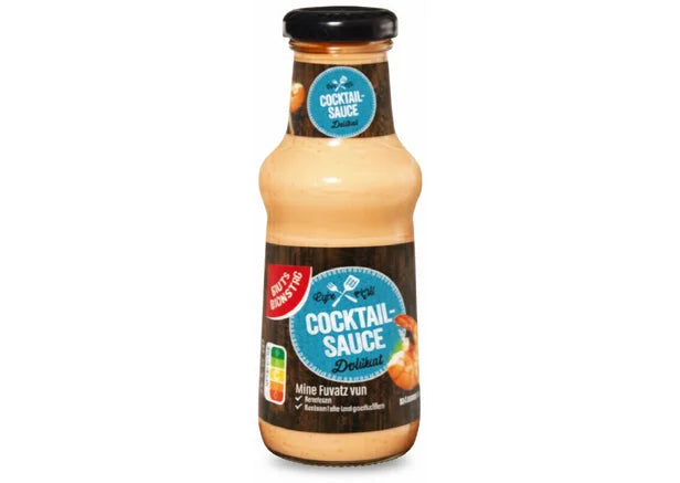 GUT&GÜNSTIG Cocktail-Sauce Cremig Süß-Würzige Dip-Sauce Shrimps Meeresfrüchte 250 ml