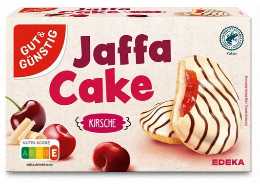 GUT&GÜNSTIG Jaffa Cakes Kirsche 300 g / GUT&GÜNSTIG Kirazlı Beyaz Çikolatalı Jaffa Bisküvisi 300 g
