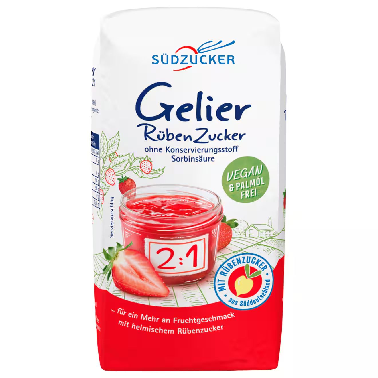 Südzucker Gelier Rübenzucker 2:1 500 g / Südzucker Jelleştirici Pancar şekeri 2:1 500 g