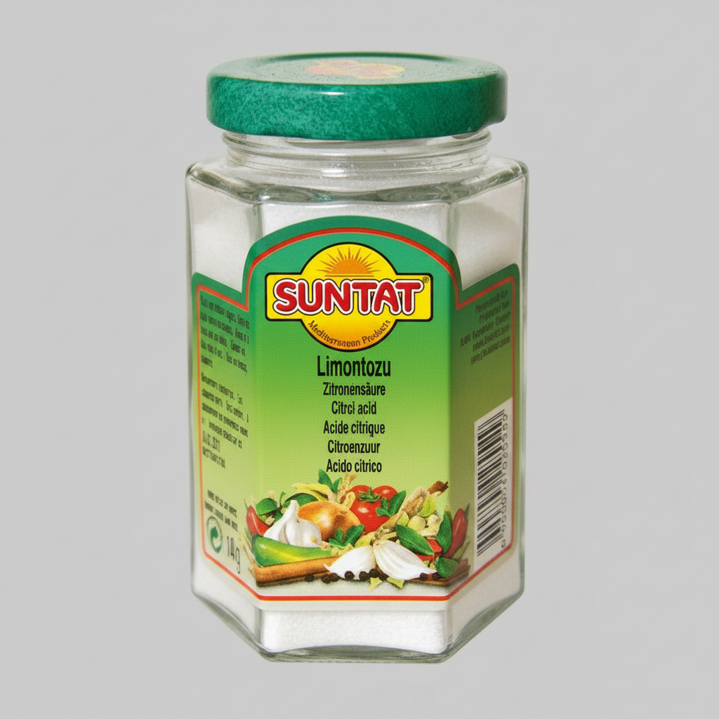 SUNTAT Citronensäure - Gri Arka Plan