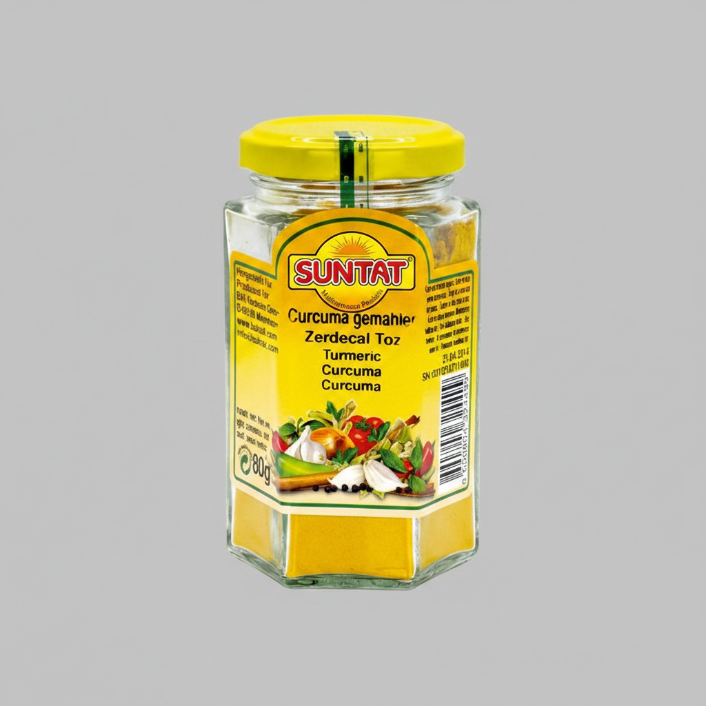 SUNTAT Kurkuma - Gri Arka Plan