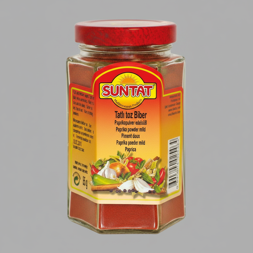 SUNTAT Paprika süß - Gri Arka Plan