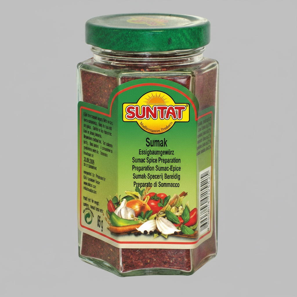 SUNTAT Sumak Glas - Gri Arka Plan