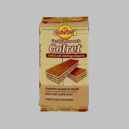 SUNTAT Vanilya Gofret - Kodsuz Gri Arka Plan
