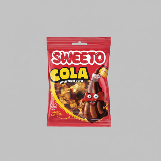 SWEETO Cola - Gri Arka Plan