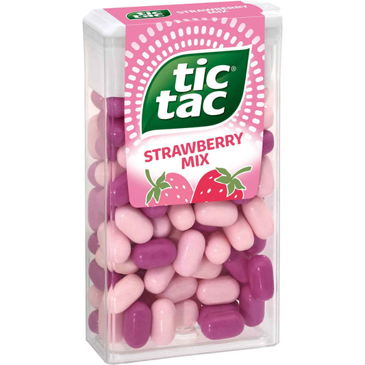 Tic Tac Strawberry Mix 110 ST 54 g / Tic Tac Çilekli Karışık 110 Adet 54 g