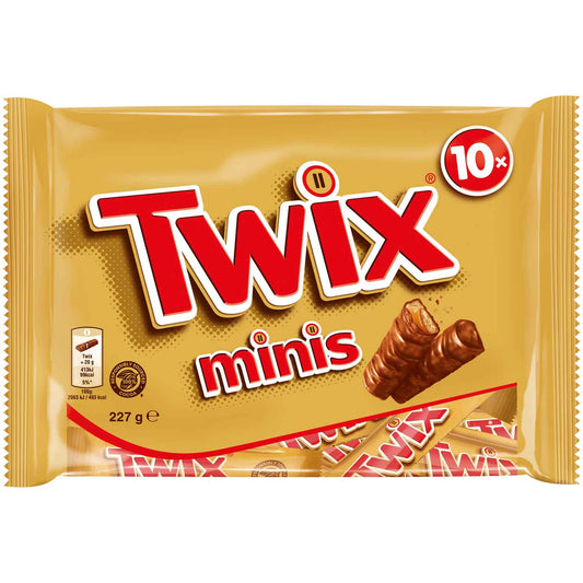 Twix Minis 227 g / Twix Minis Çikolatalı Bar 227 g
